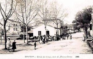 Birkadem - Entree du Village - Route de Maison-Carree - 1905